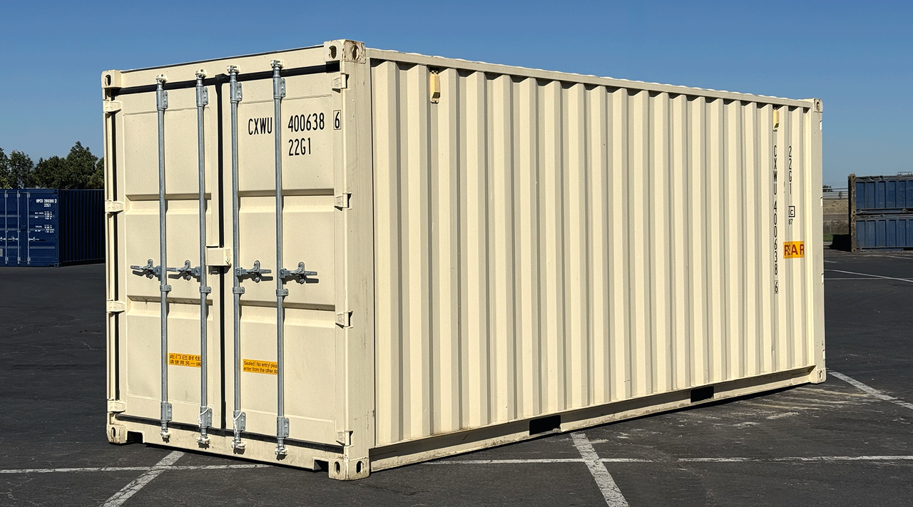 Rent 20ft Storage Container w/ Doors on Both Ends