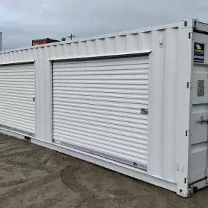 40ft New Storage Container w/ (3) 10ft Roll-Up Doors