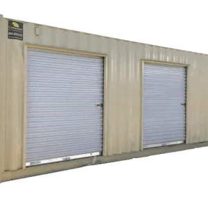 40ft New Storage Container w/ (4) 7ft Roll-Up Doors