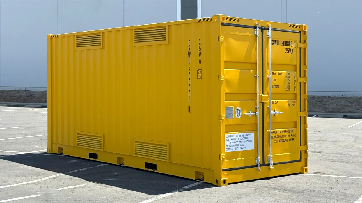 20ft New High Cube Open Side Hazmat