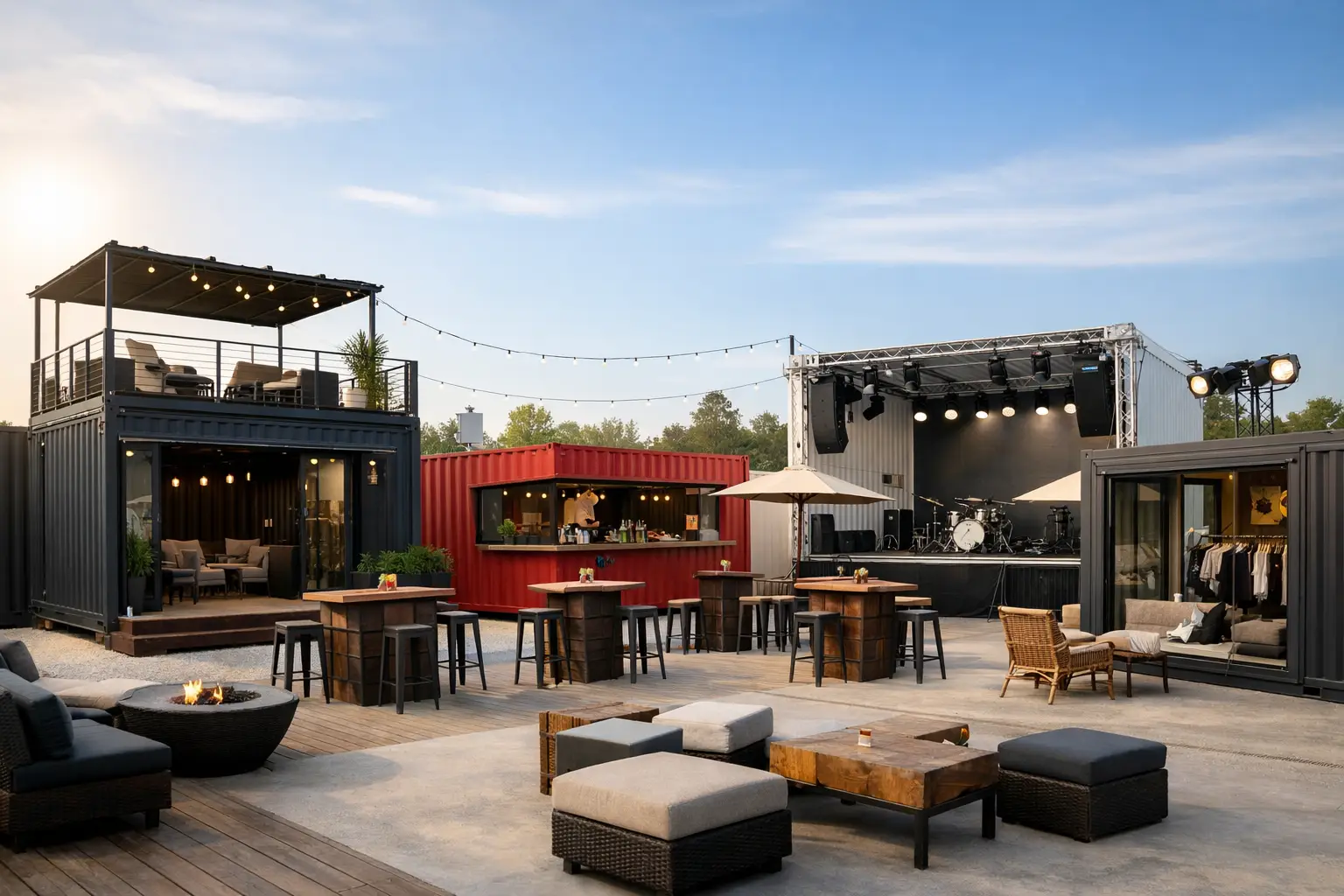 7 usos de contenedores para eventos rentables 7 usos de contenedores para eventos rentables