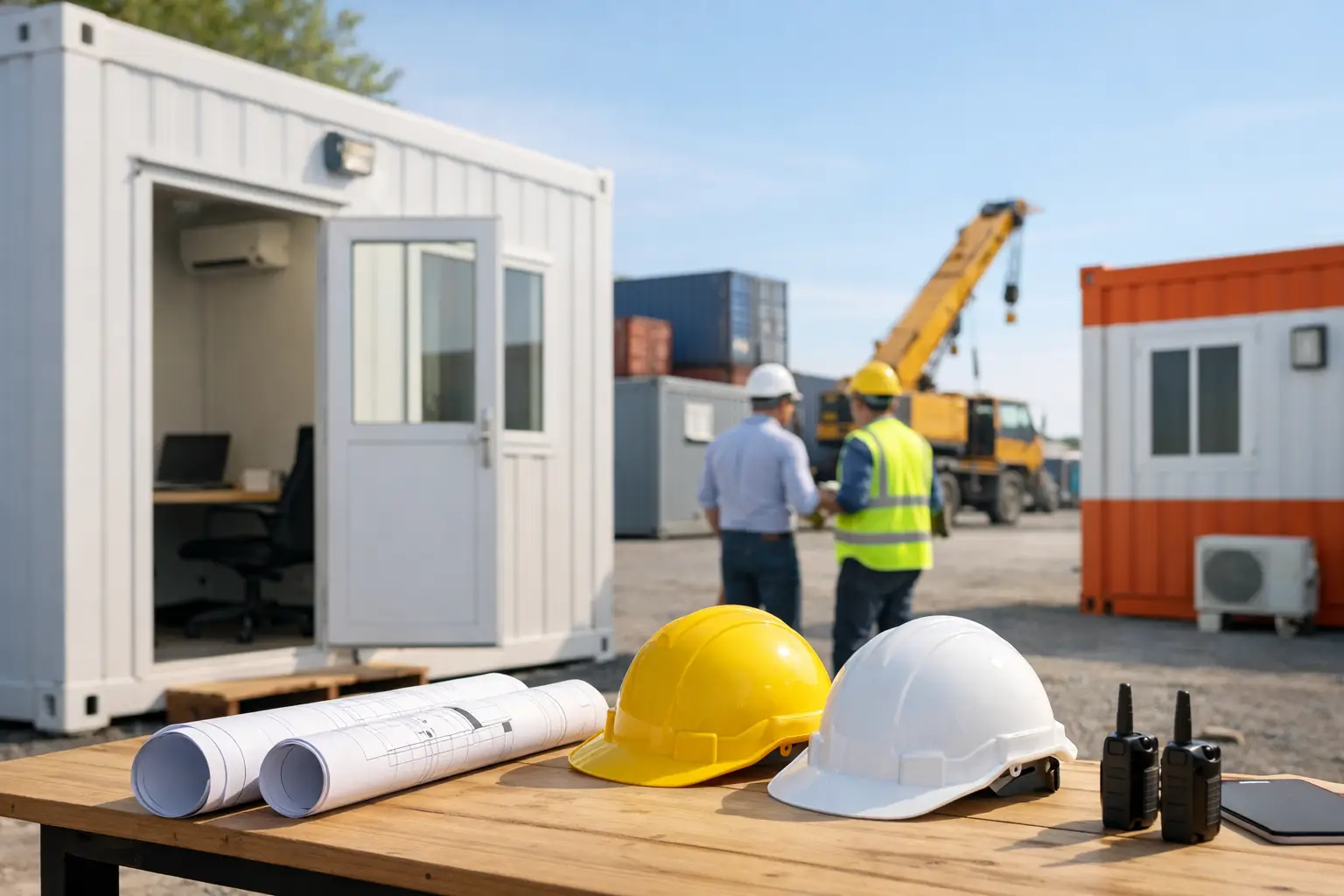 Infraestructura portátil para obras y empresas Infraestructura portátil para obras y empresas